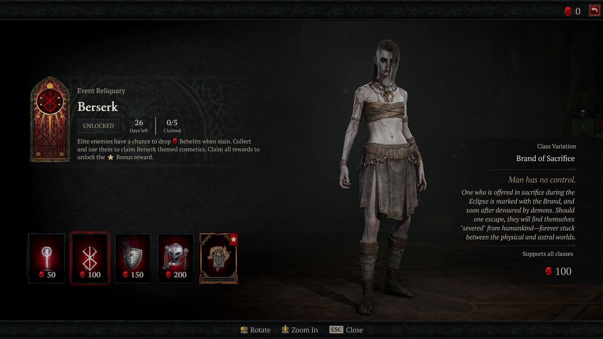 At least there are free options, but what about a skin? (Image via Blizzard Entertainment)